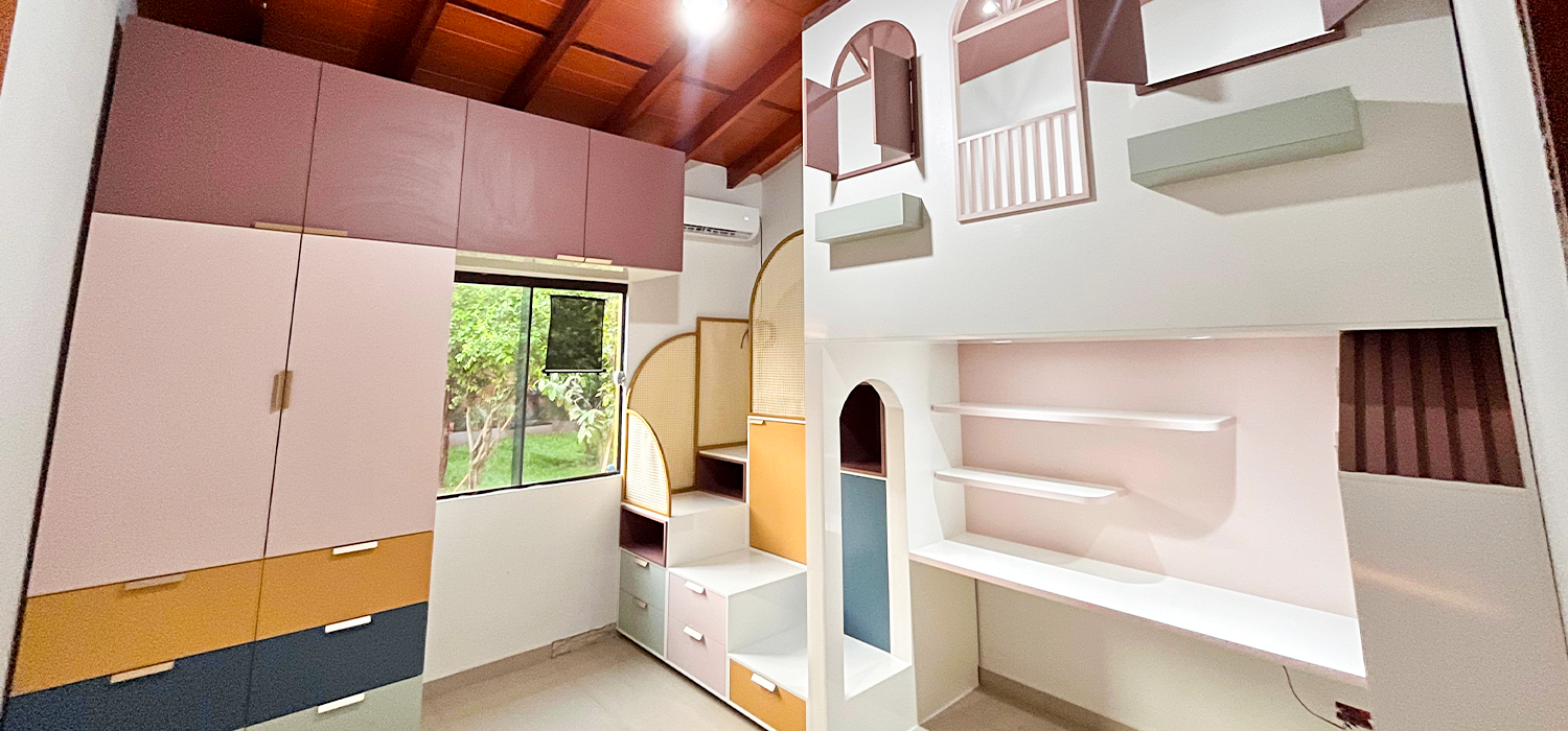 Habitaciones, Clósets y Baños