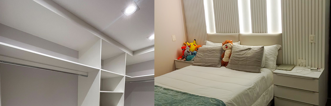 Habitaciones, Clósets y Baños