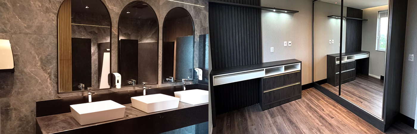 Habitaciones, Clósets y Baños